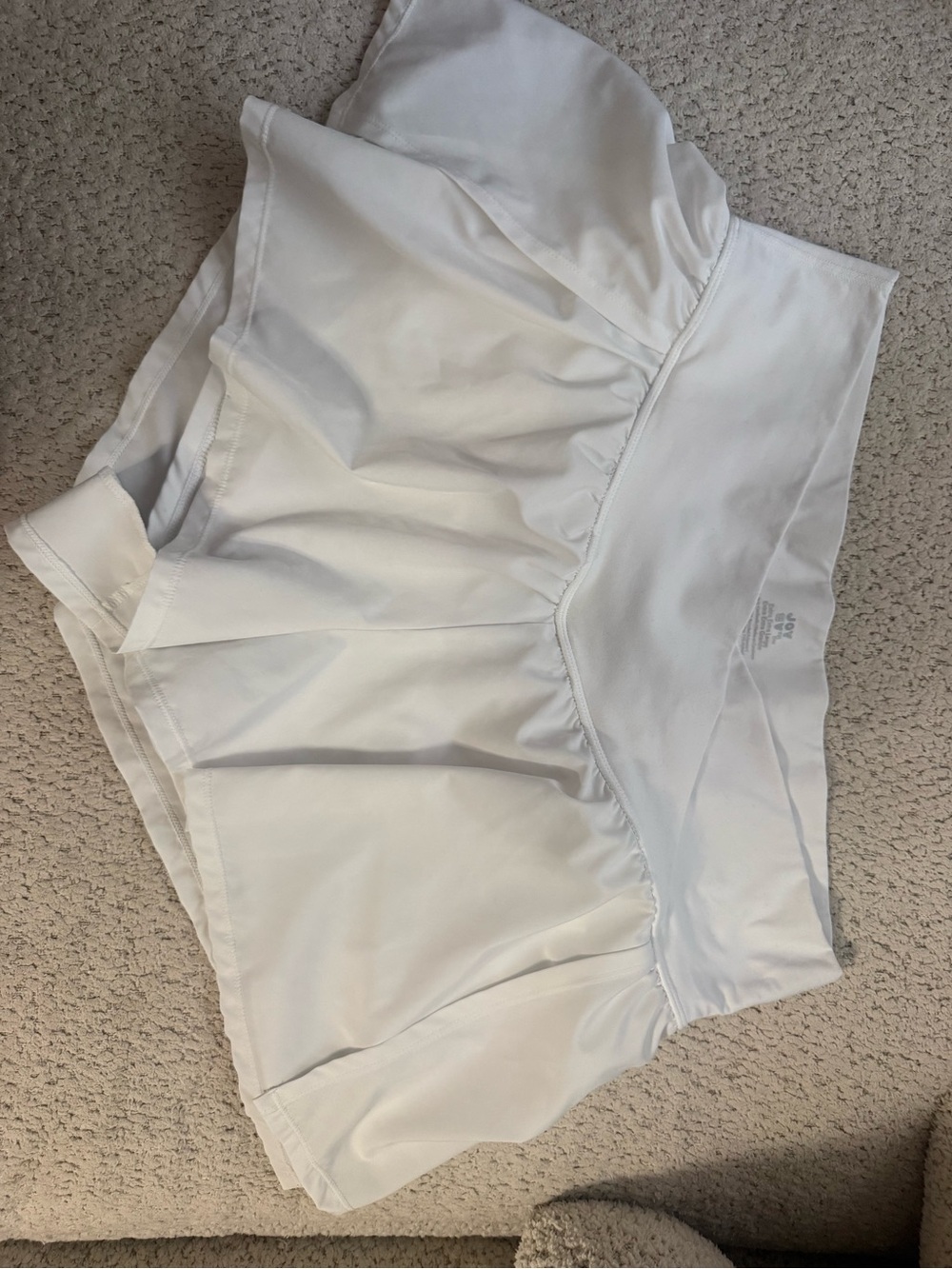 White Women’s Athletic Skort Shorts